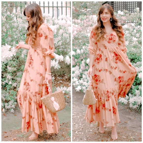 LoveShackFancy Colby Dress in Pink Lemonade NWT 0 - Picture 6 of 16